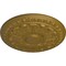 Ekena Millwork Colton Ceiling Medallion (Fits Canopies up to 4 3/4"), Hand-Painted Gold, 15 3/4"OD x 1 1/2"P CM15CNGLS - alternate 3